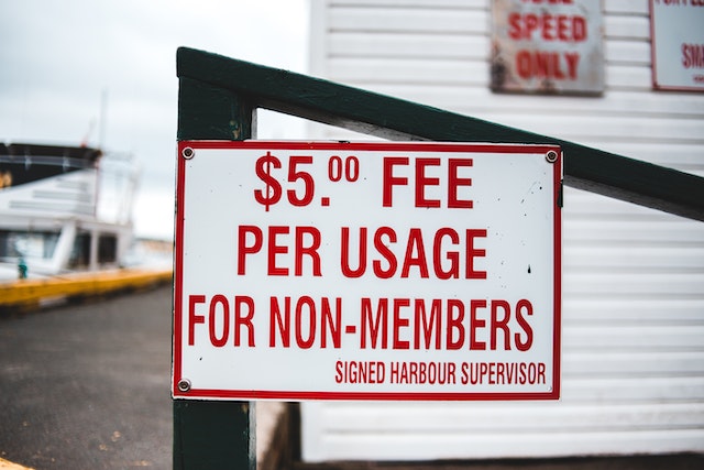 sign with fee